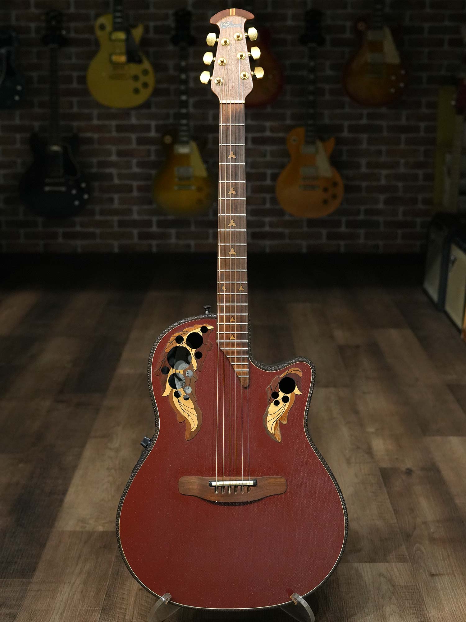 Ovation 1881-NB2 Adamas II Super Shallow Solid Red